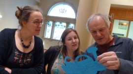 Delegates try a home-made trail in Newcastle