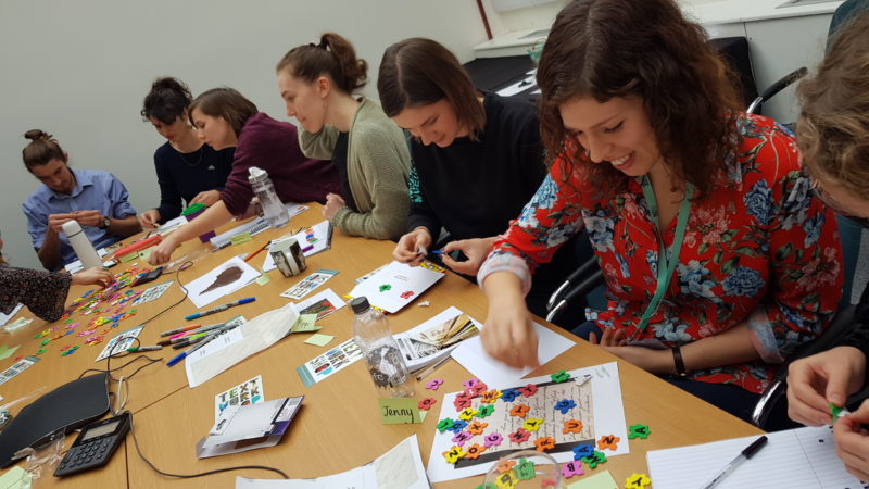 Attendees on a TextWorkshop course