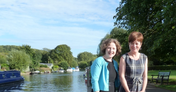 Messing about by the river after our Henley TextWorkshop
